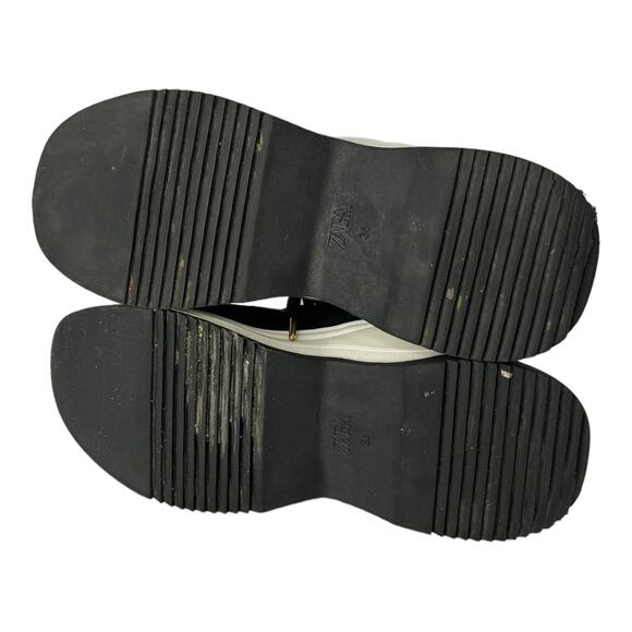 ZARA Animal snake print chunky sneakers brown black white size 6 (36) - Picture 11 of 12